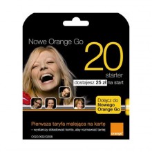 Orange Go Starter 20 - tylko w sklepach stacjonarnych