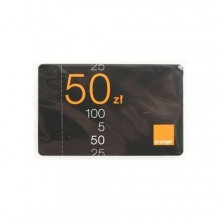 Karta uzupelniajaca ORANGE GO - 50zl.