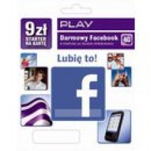 Zestaw Startowy PLAY 9 PLN Darmowy Facebook [MB-P4-P030]