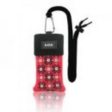 Skarpetka Mosaic czerwony SOX