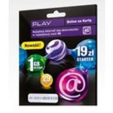 Starter Play Online 19 pln 1GB