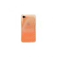 Gumowe etui Soft Cover orange melody - iPhone 4  /  4S