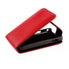 Sk�rzany pokrowiec Sligo do Nokia C7 czerwony