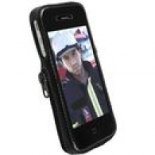 Krusell Apple iPhone 4 Classic Black / Grey Sk�ra