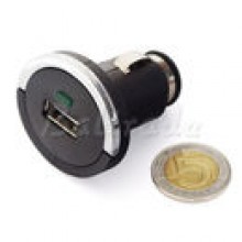 adowarka USB samochodowa 1A  /  5V Forever