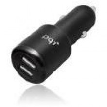 adowarka Samochodowa PQI 12-24V 2xUSB + i-Cable 85cm