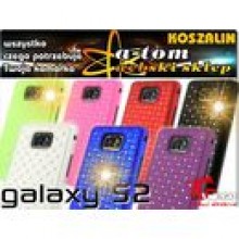ZIRCONI etui futera+folia Samsung Galaxy S2 i9100