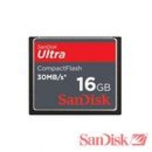 16 GB - SanDisk Ultra CompactFlash karta pamici - 30 MB / s