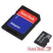 32 GB SanDisk microSDHC karta pamici