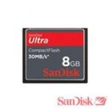 8 GB - SanDisk Ultra CompactFlash karta pamici - 30 MB / s