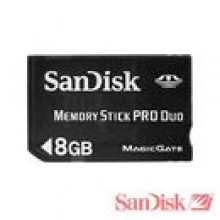 8 GB - SanDisk Memory Stick PRO Duo karta pamici