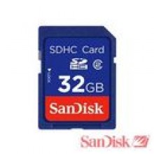 32 GB - SanDisk SDHC karta pamici - 2 MB / s