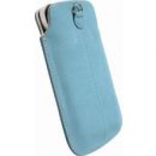 Krusell LUNA POUCH Nubuck Large Turquoise