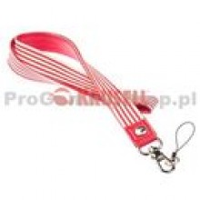 Breeze Krusell Neck pasek, czerwony/biay