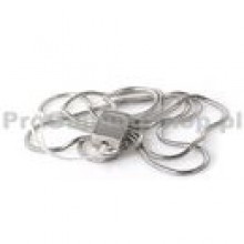 nadgarstek Krusell metalowy pasek, srebrny