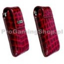 Krusell Vinga Croco M, Red - 112 x 57 x 13 mm