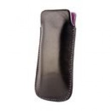 Wsuwka sk�rzana do Samsung S5610 czarno-fioletowa