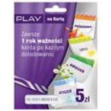 Zestaw startowy PLAY 5 PLN Rok wanoci konta
