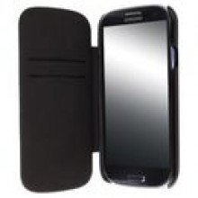 Krusell FlipCover [Black], Sk�rzane etui dla Galaxy S3