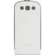 XQISIT Futera� dla Samsung Galaxy S3 Bia�y