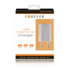 Sieciowa adowarka USB 1A biaa (Forever HQ)