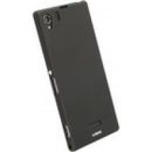 Pokrowiec KRUSELL Colorcover Xperia Z1 Black Metallic