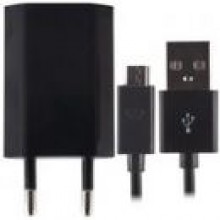 FOREVER TF1 USB 1A + kabel microUSB Czarny