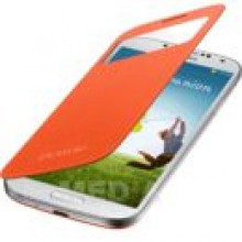Etui I9500 S-View Orange