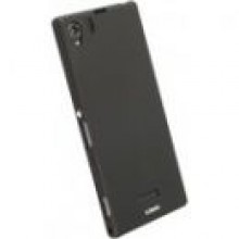 Pokrowiec KRUSELL Colorcover Xperia Z1 Black Metallic
