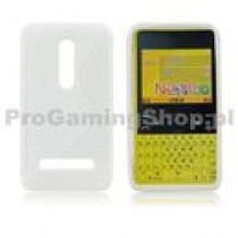 Puzdro silikonov pre Nokia Asha 210, White