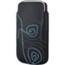 Pokrowiec SOX BEB 02 Haft niebieski (HTC) Czarny