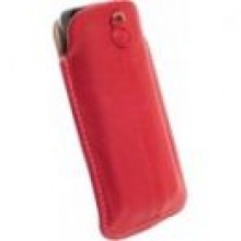 Pokrowiec KRUSELL Luna Mobile Leather Pouch 3XL Red