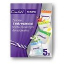 Karta Startowa Play 5 "Rok wanoci konta"