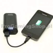 Bezprzerwowego zasilania 5000 mAh-Axago, Czarny