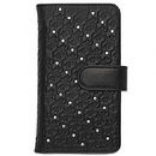 Swanflower Black Smartphone Bookcase