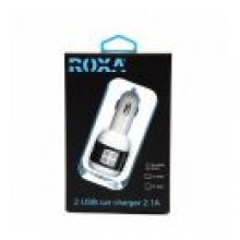 Samochodowa adowarka Roxa 2 gniazda USB 2.1A