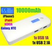 adowarka POWER BANK 10000mAh 2xUSB iPhone NOKIA