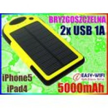 adowarka SOLARNA SONECZNA 5000mAh iPhone Galaxy
