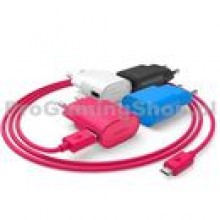 Nabjaka Nokia AC-50 s dtovm kblom MicroUSB, Magenta