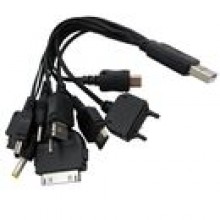 Kabel USB do �adowania 10w1 uniwersalny