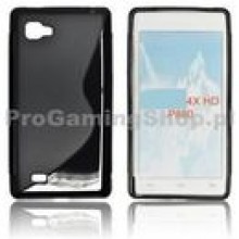 Puzdro silikonov pre LG Optimus 4xHD - P880, Black