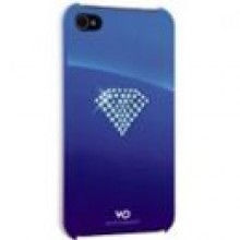 Pokrowiec WHITE DIAMONDS Rainbow iPhone 4 / 4S Niebieski