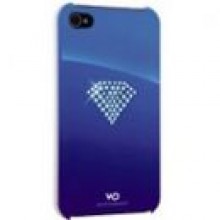 Pokrowiec WHITE DIAMONDS Rainbow iPhone 4 / 4S Niebieski