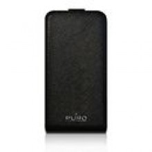 Puro Flipper Case etui z klapk� do iPhone 4 / 4S (czarny)