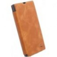 Pokrowiec KRUSELL Kiruna Flipcover Xperia Z Camel