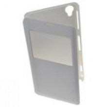 FLIP CASE S-VIEW SONY XPERIA Z1 - BIAY + FOLIA + RYSIK