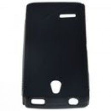 BACK CASE S-LINE NOKIA LUMIA 515 - CZARNY + FOLIA