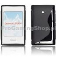 Puzdro silikonov pre LG Optimus L3 - E400, Black
