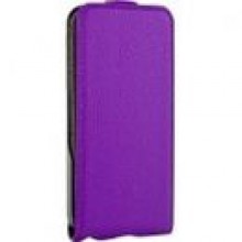 Pokrowiec XQISIT Flipcover (iPhone 5) Fioletowy