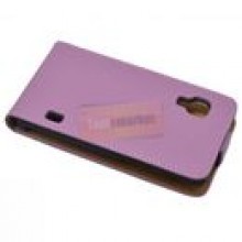 Kabura LG SWIFT L5 II E460 + FIOLETOWY + FOLIA + RYSIK